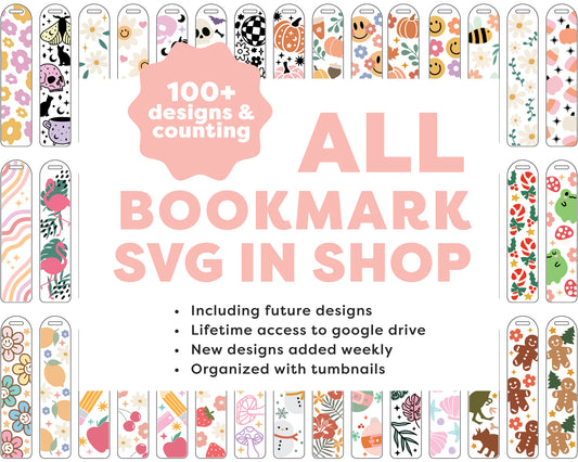 ALL BOOKMARK SVG IN STORE | Including Future Designs