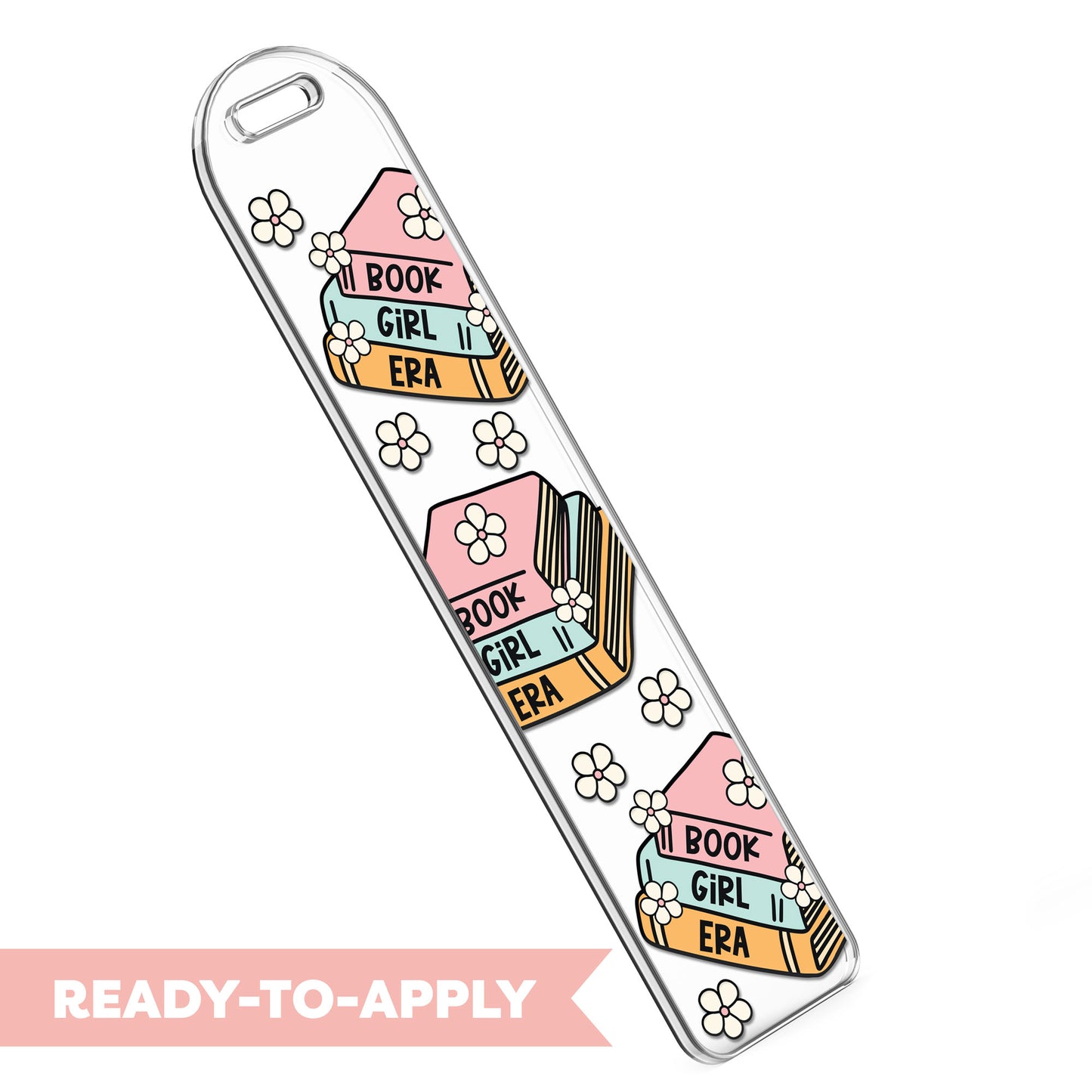 Bookmark UV DTF Decal | Book Girl Era