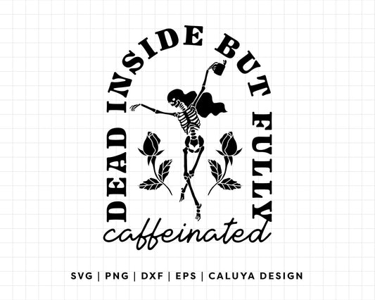 FREE Dancing Skeleton SVG | Halloween Coffee SVG