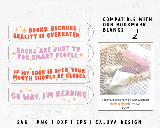 Bookmark Quote SVG | Bookmark Template SVG