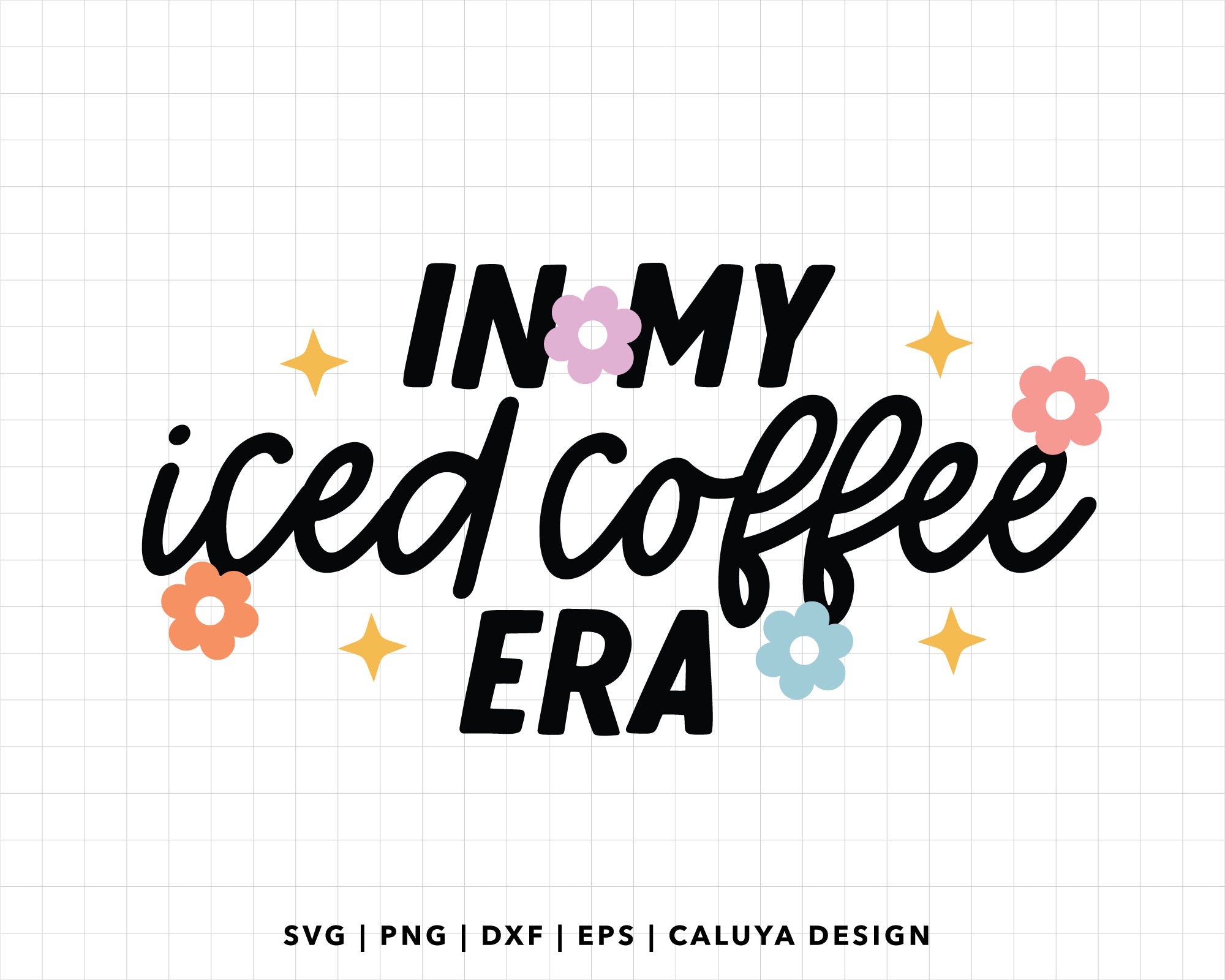 Coffee Cups SVG, Coffee Lover SVG, I Love Coffee SVG, Iced Coffee