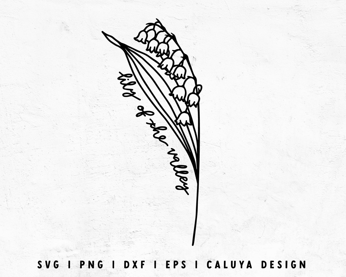 FREE MAY Birth Flower SVG | Lily Of The Valley SVG
