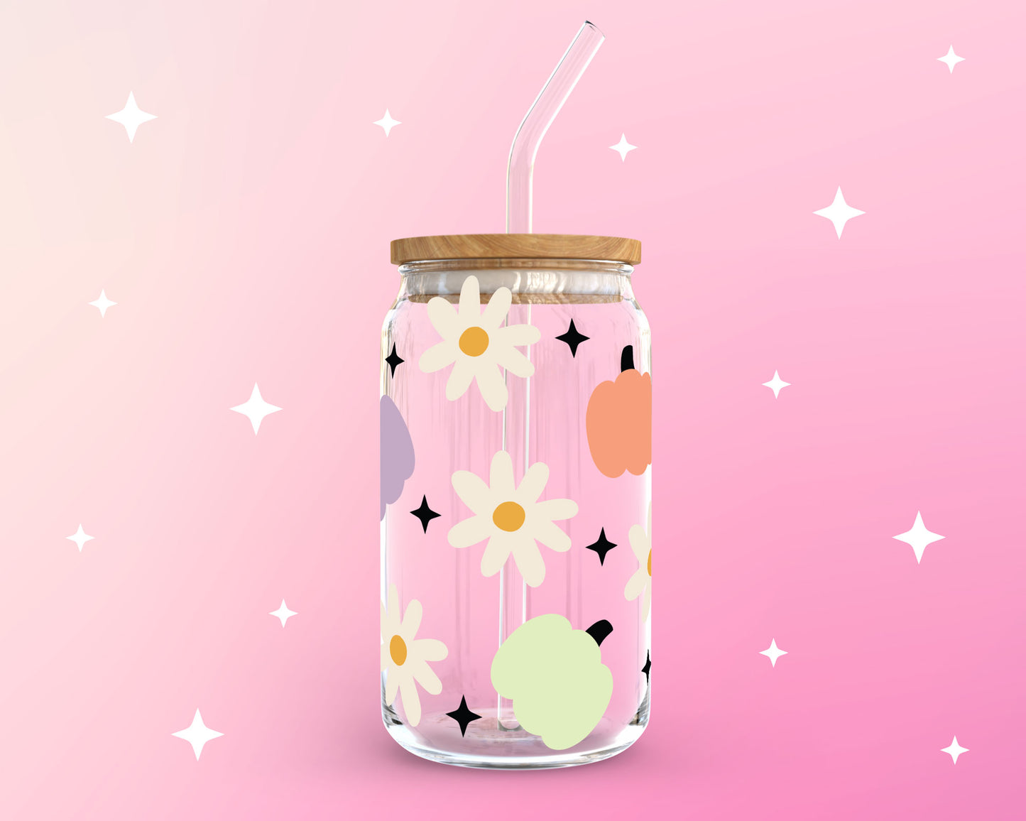 FREE Daisy Pumpkin SVG | Cute Halloween SVG