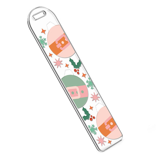 Bookmark UV DTF Decal | Santa Ornament