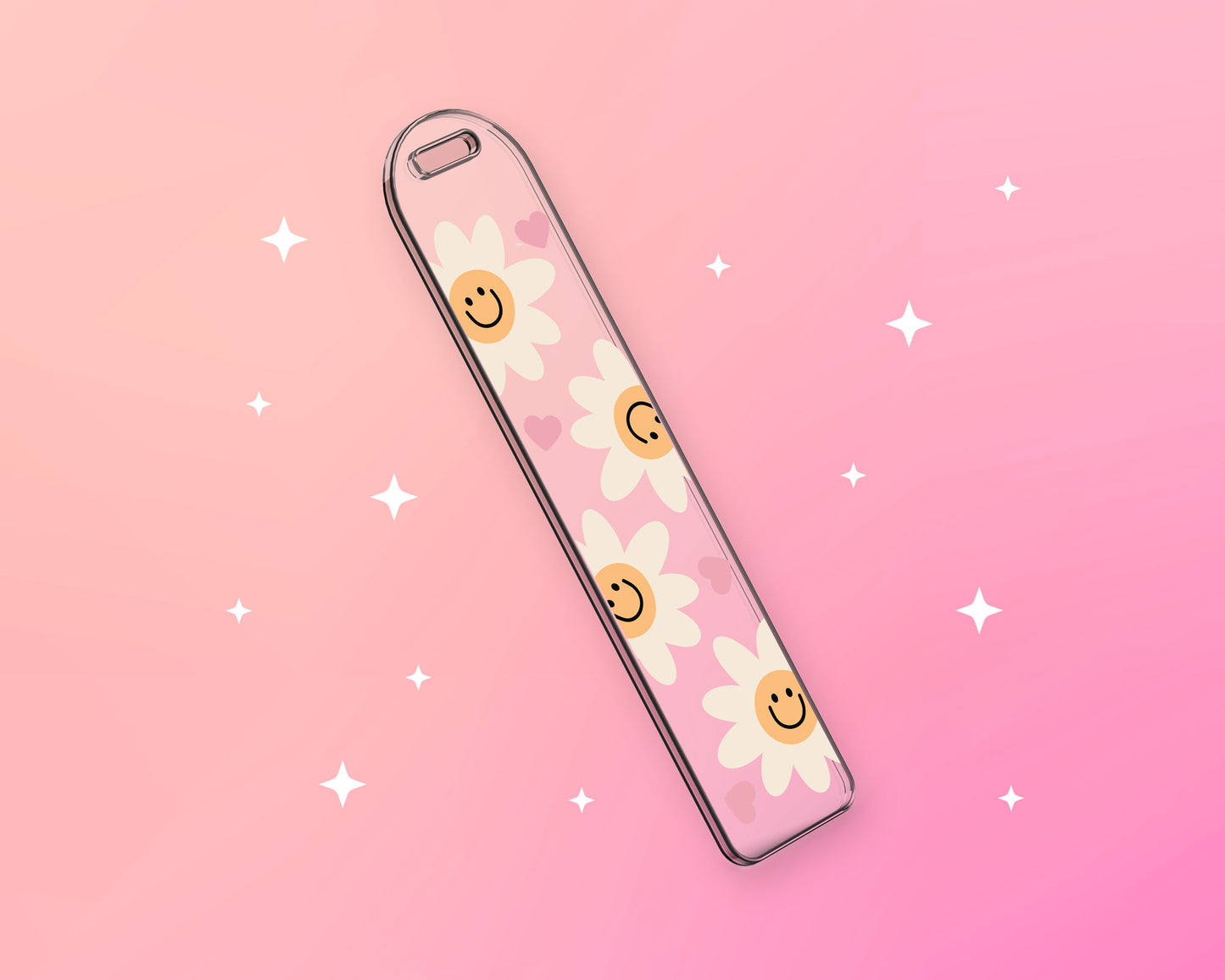 Bookmark SVG | Floral Smiley Face SVG