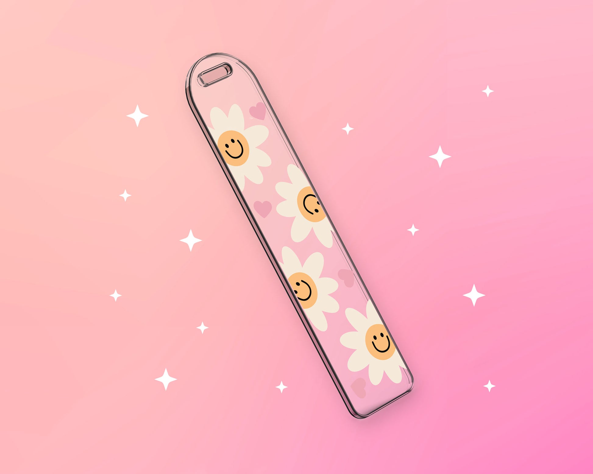 Bookmark SVG | Floral Smiley Face SVG