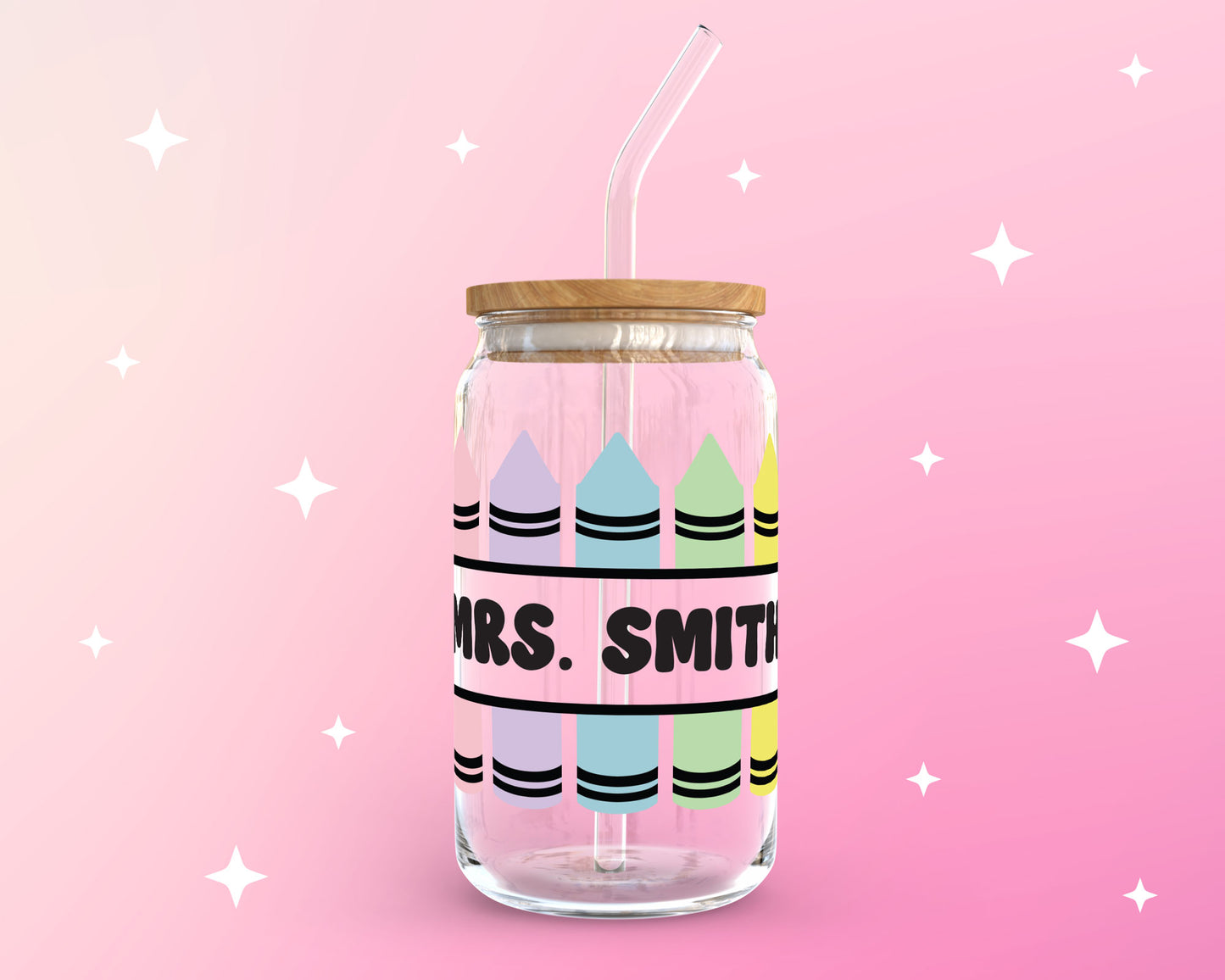 FREE Crayon Monogram SVG | Back To School SVG
