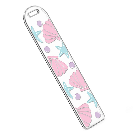 Bookmark UV DTF Decal | Mermaid Seashell & Pearls