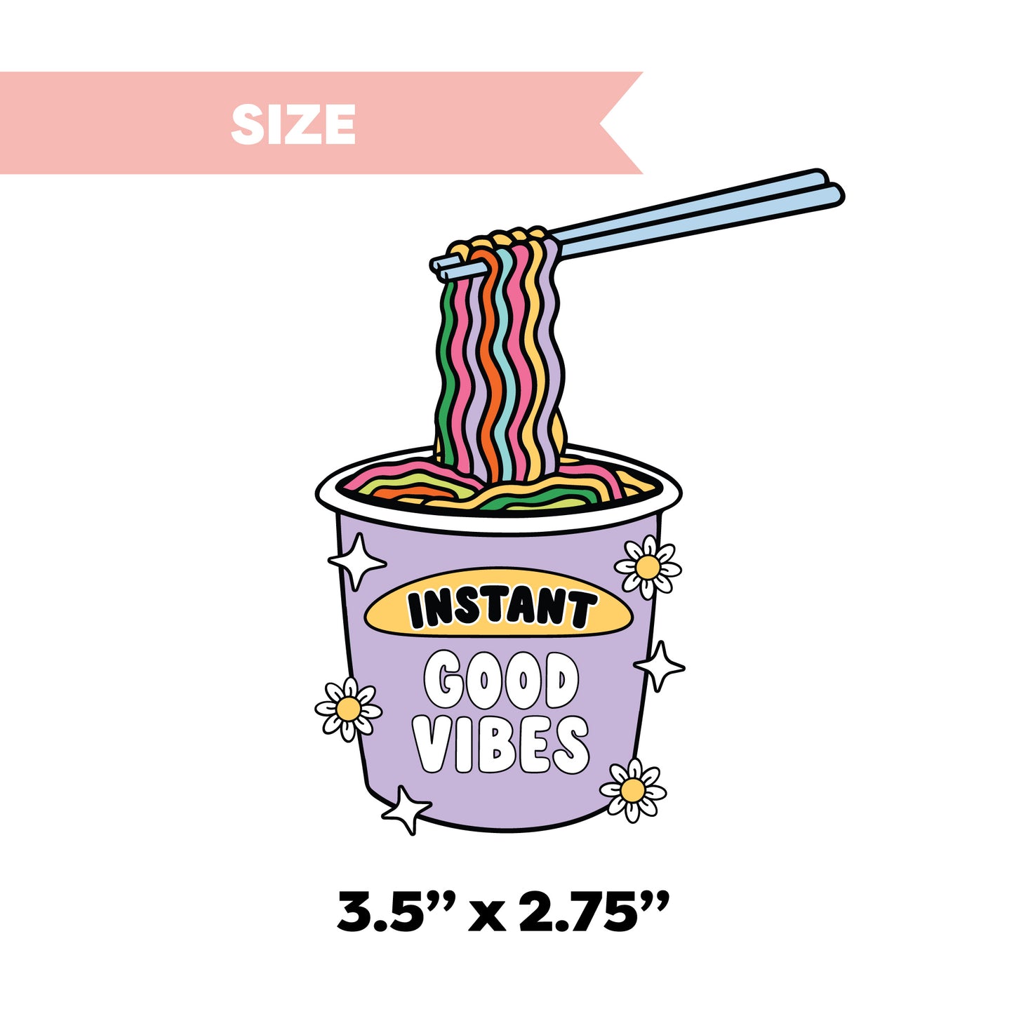 UV DTF Transfer | Instant Good Vibes