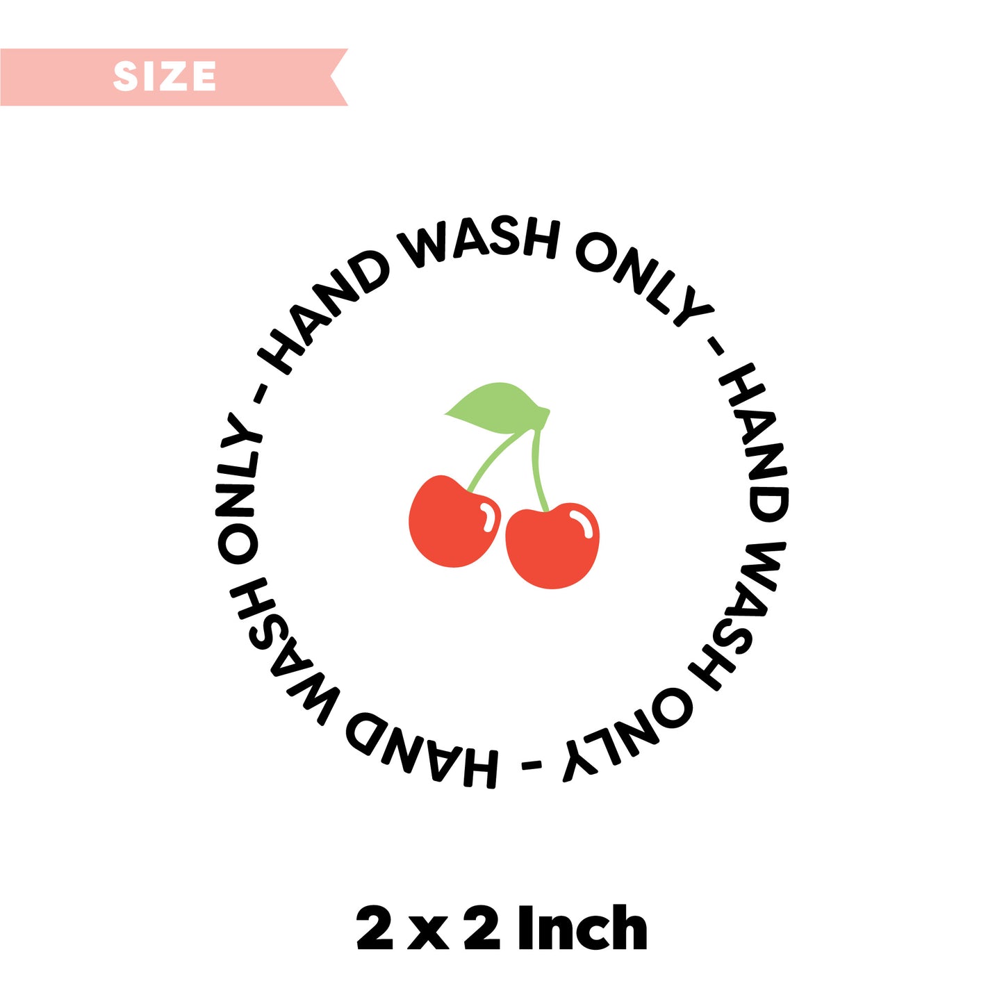 UV DTF Transfer | Cherry Care Instruction