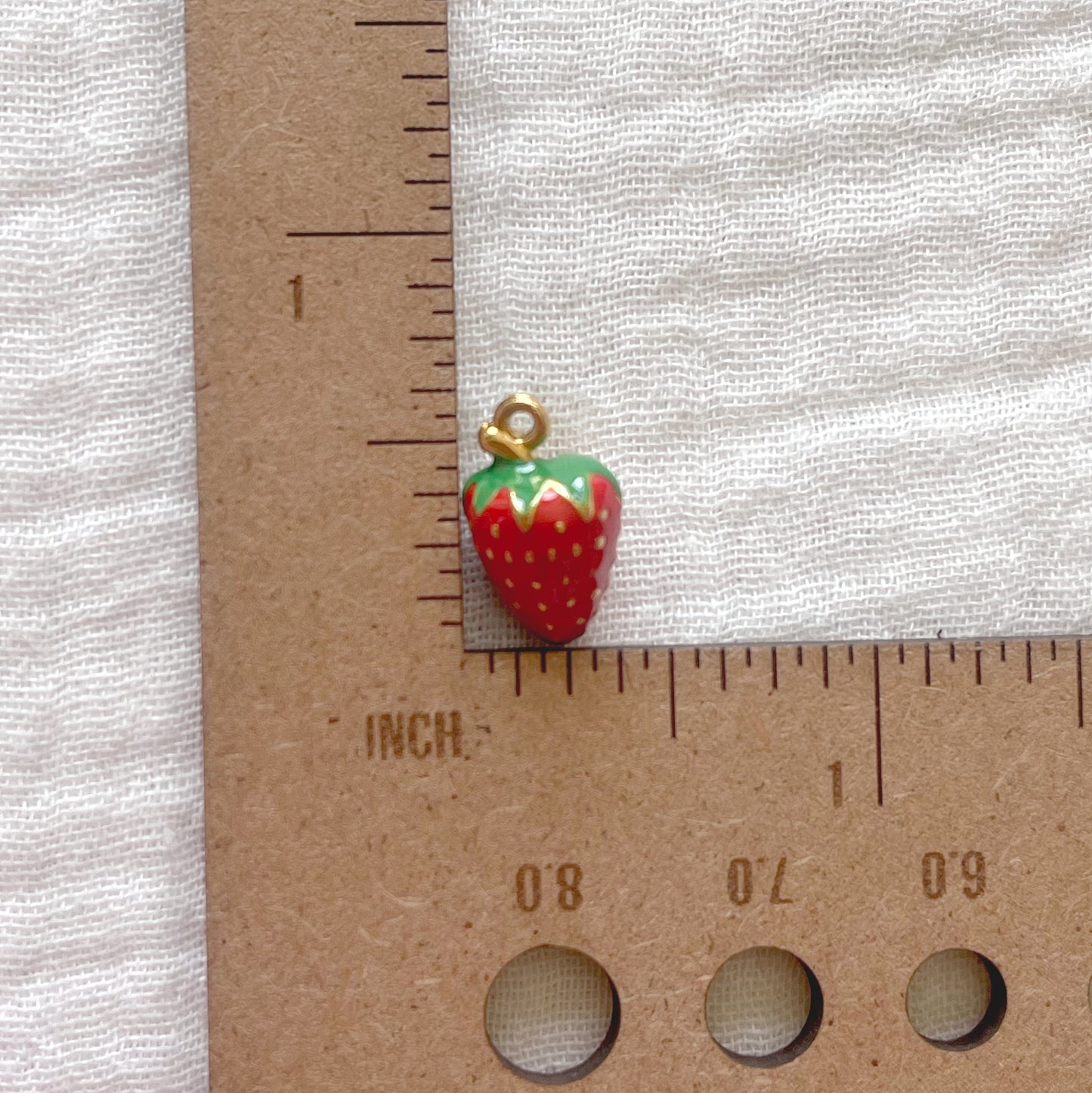 Strawberry Charm | 18K Gold Plated