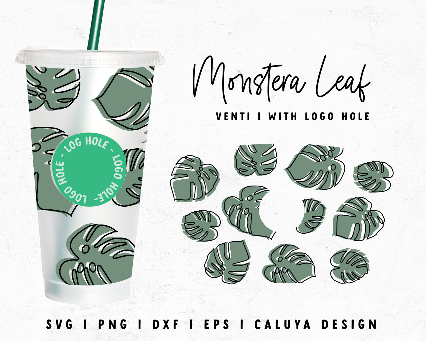 "Cups & Tumbler Wraps Single Boho Single Flower & Botanical"