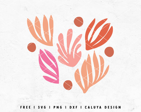 FREE Abstract Botanical SVG | Matisse Inspired SVG Cut File for Cricut, Cameo Silhouette | Free SVG Cut File