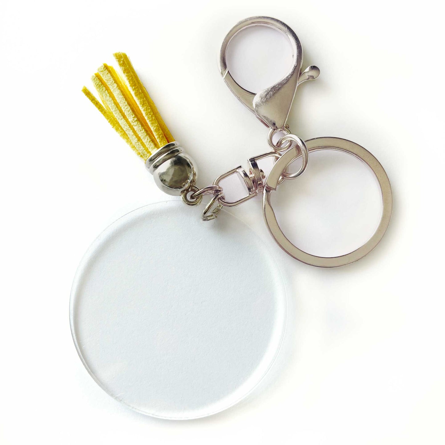 Silver Blank Keychain