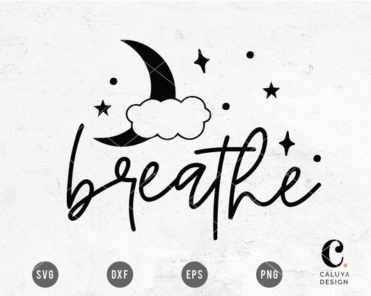 Mystical Moon Breathe SVG