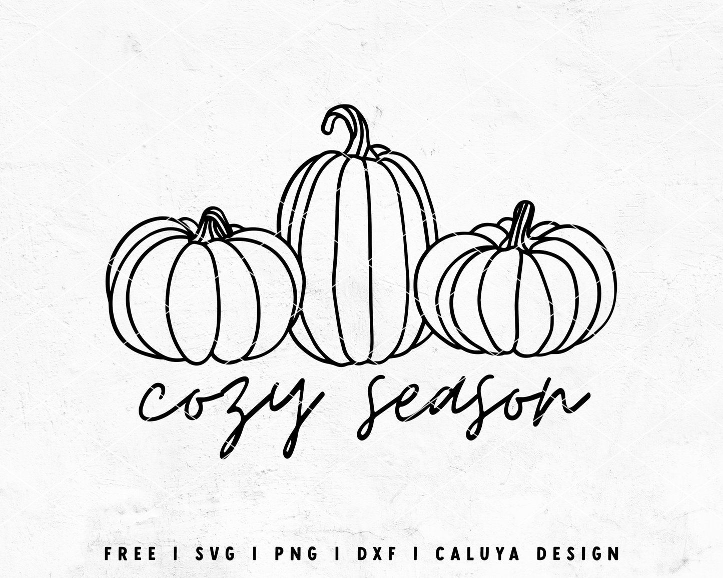 FREE Cozy Season SVG | Fall Pumpkin SVG