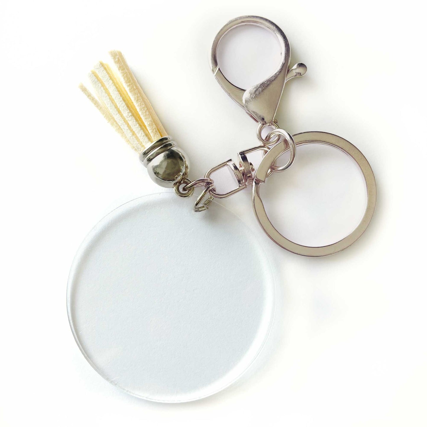 Silver Blank Keychain