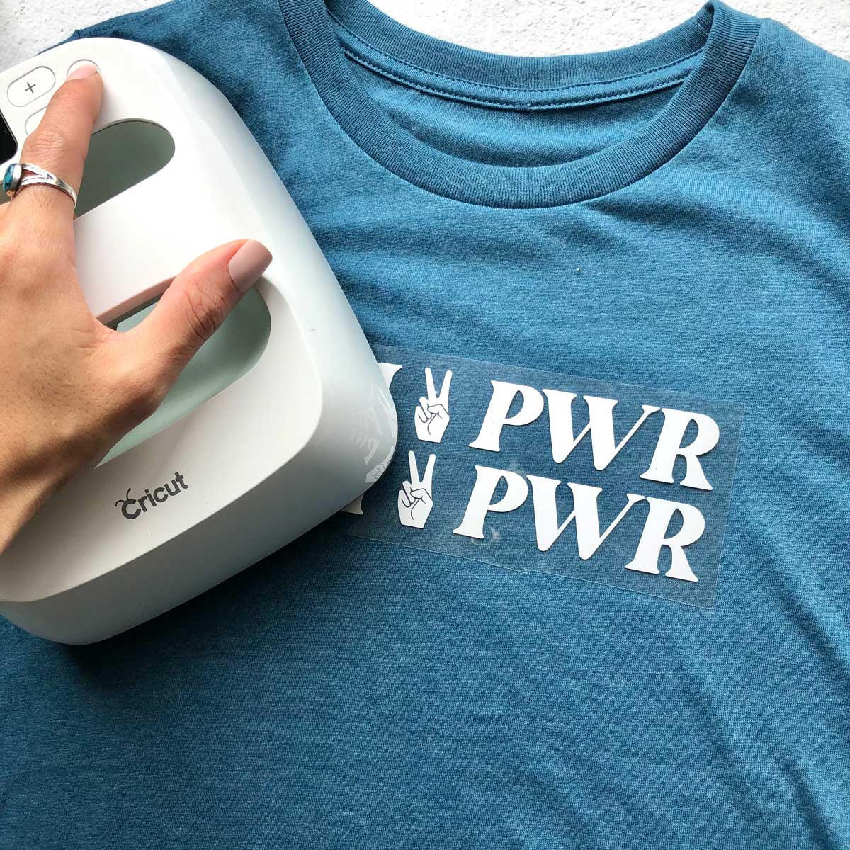 Ladies Tag-Less Tee Bluebird