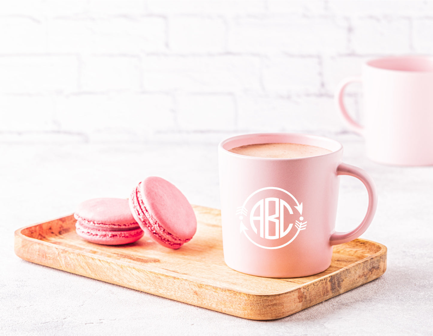 Round 3 Letter Monogram SVG