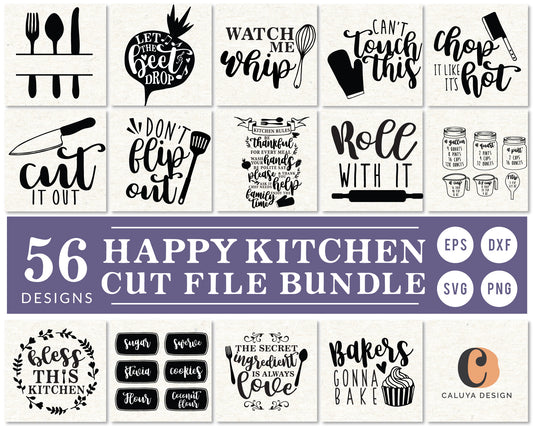 Happy Kitchen SVG Bundle