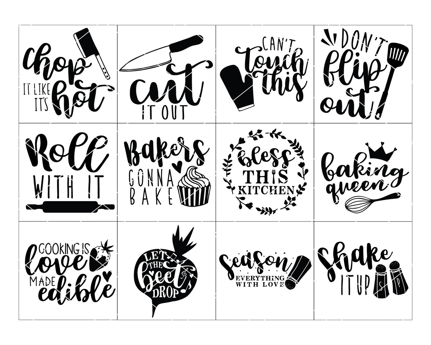 Happy Kitchen SVG Bundle