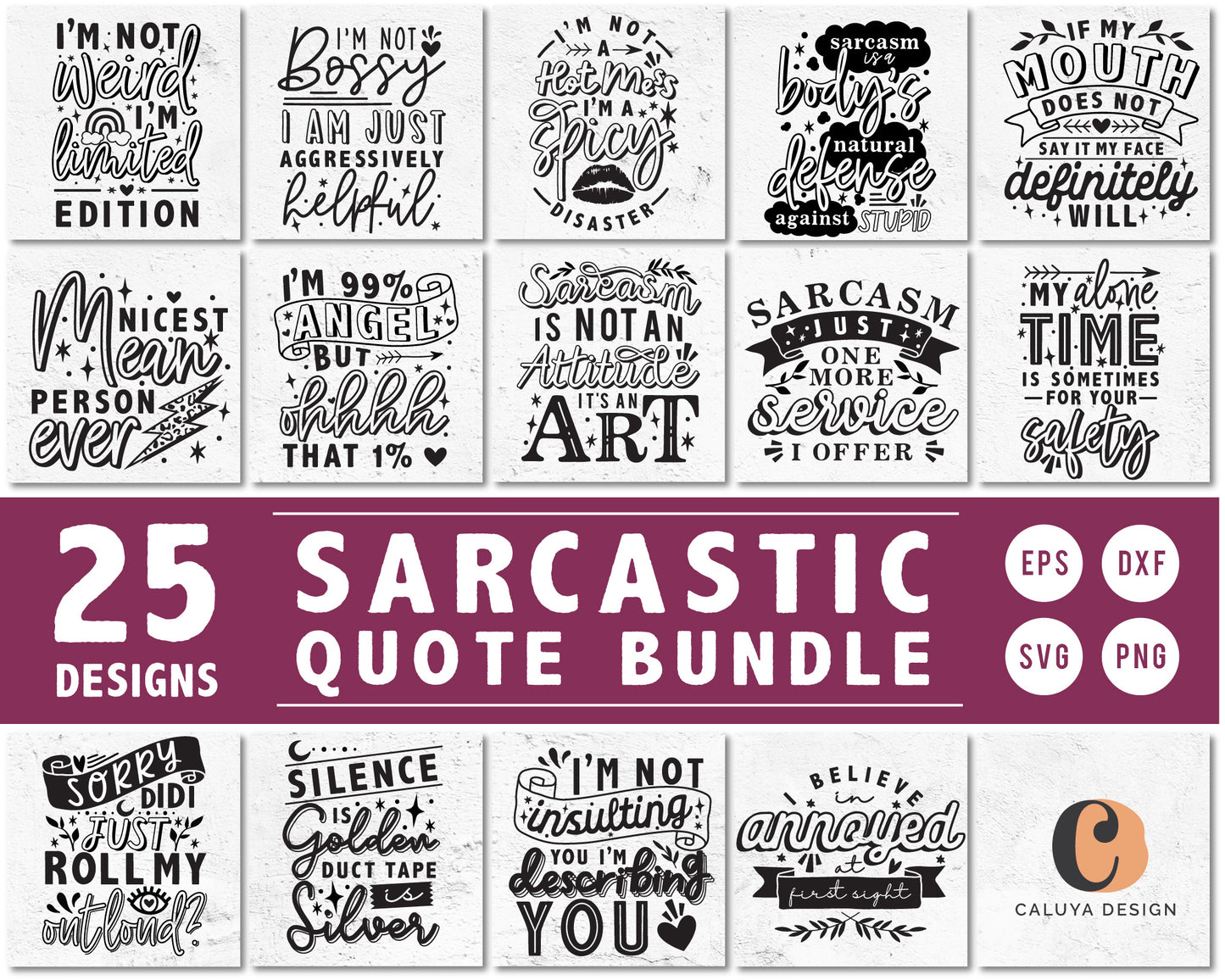 Sarcastic Quote SVG Bundle