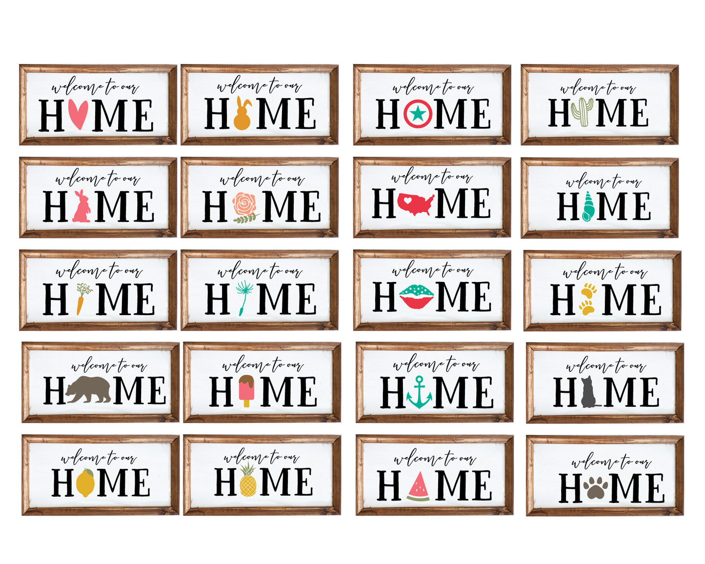 Welcome Home Sign Making SVG Bundle