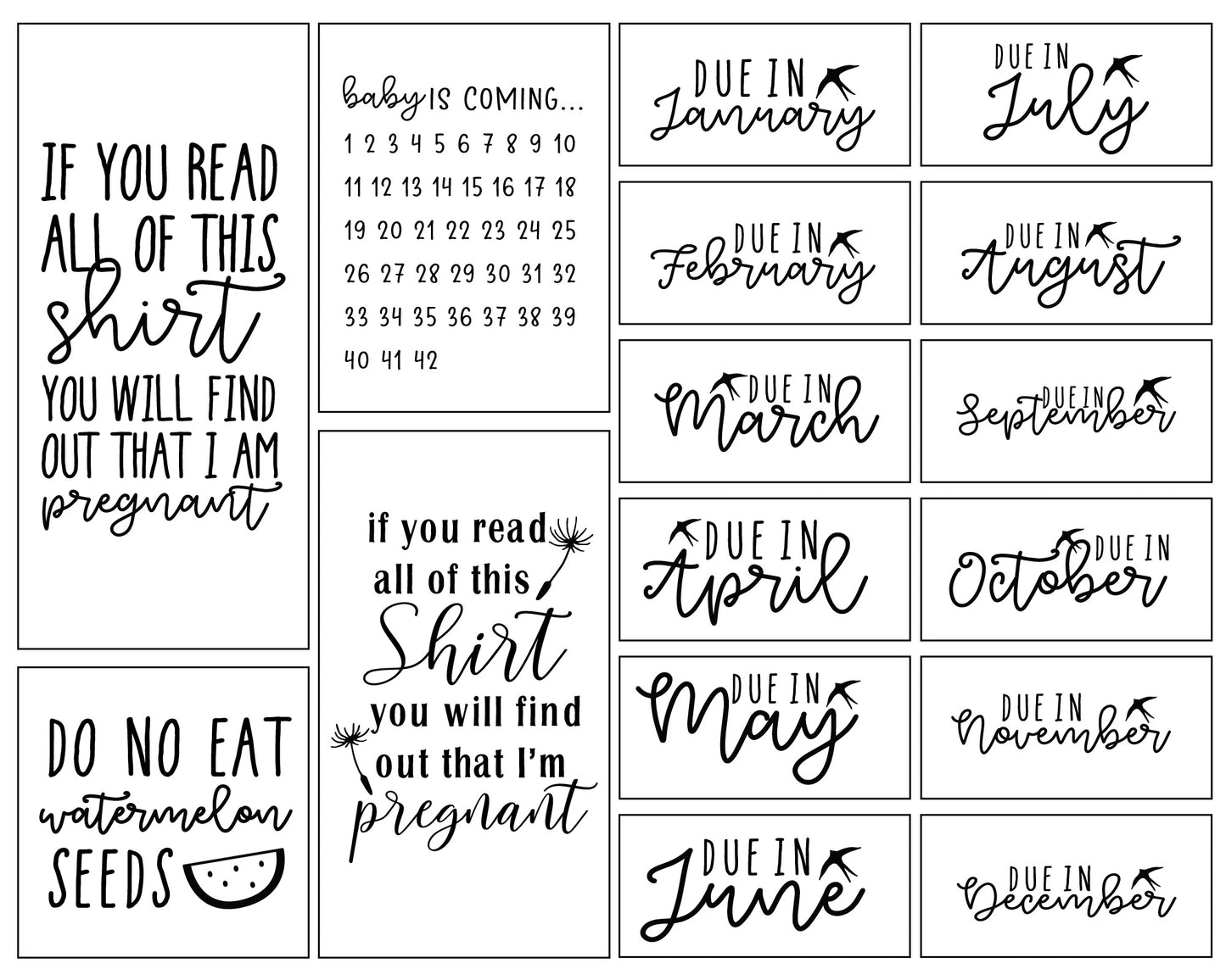 Mom-To-Be Prenatal Quote SVG Bundle