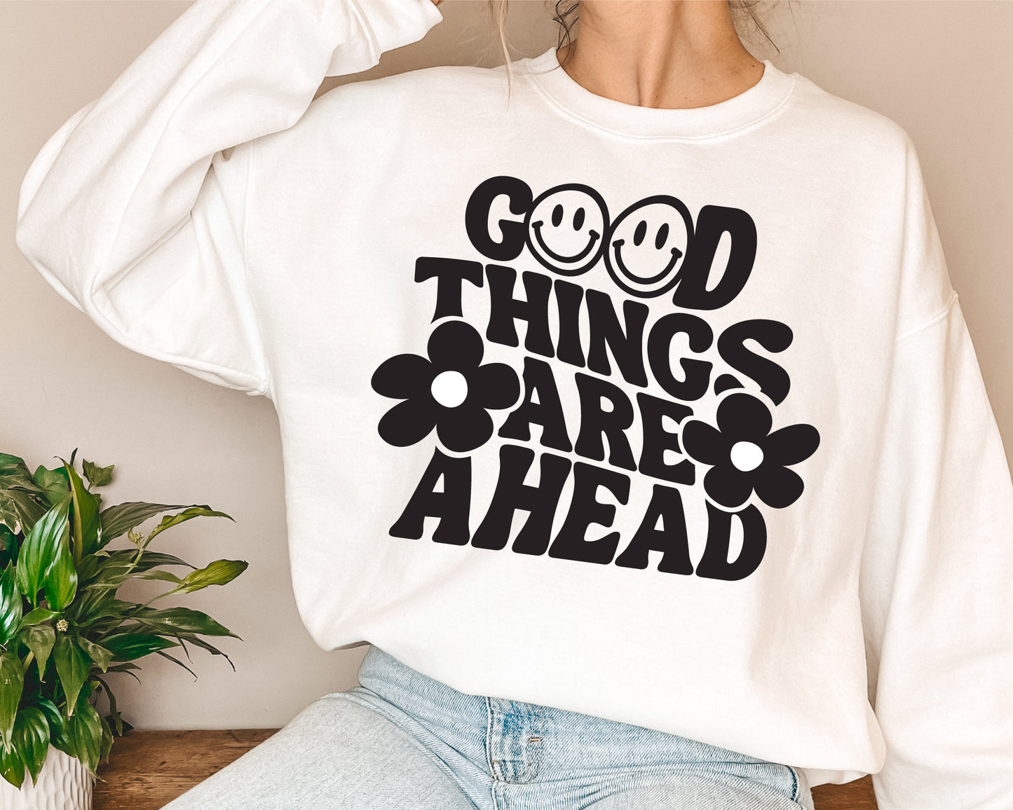 Happy Groovy SVG Bundle B&W Version | 50 Retro & Happy SVG Designs