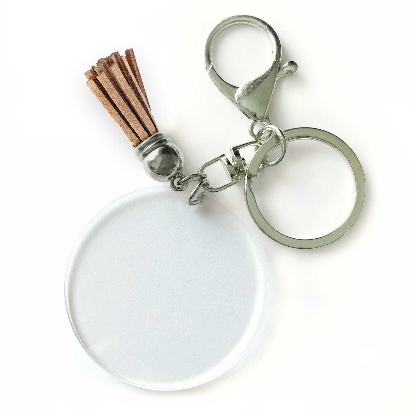 Silver Blank Keychain