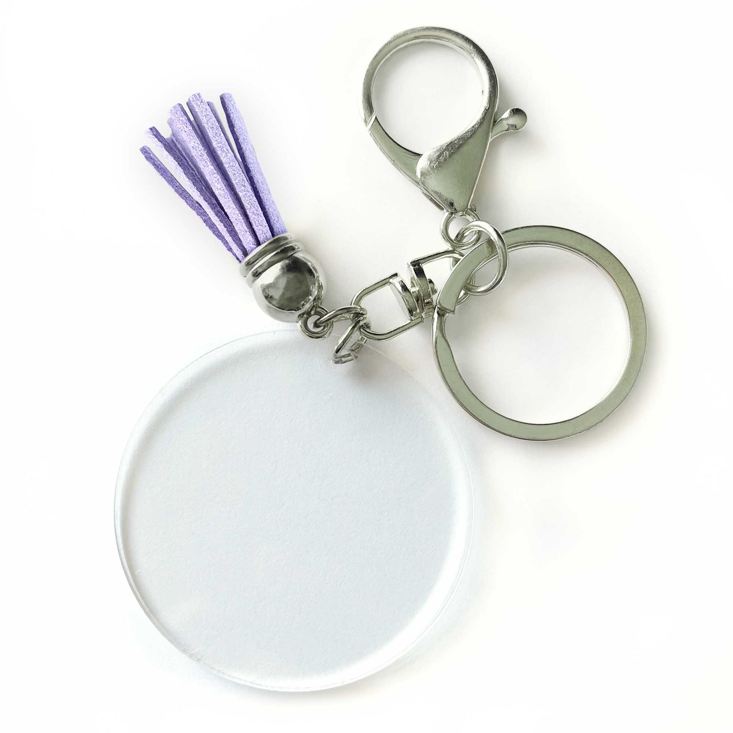Silver Blank Keychain