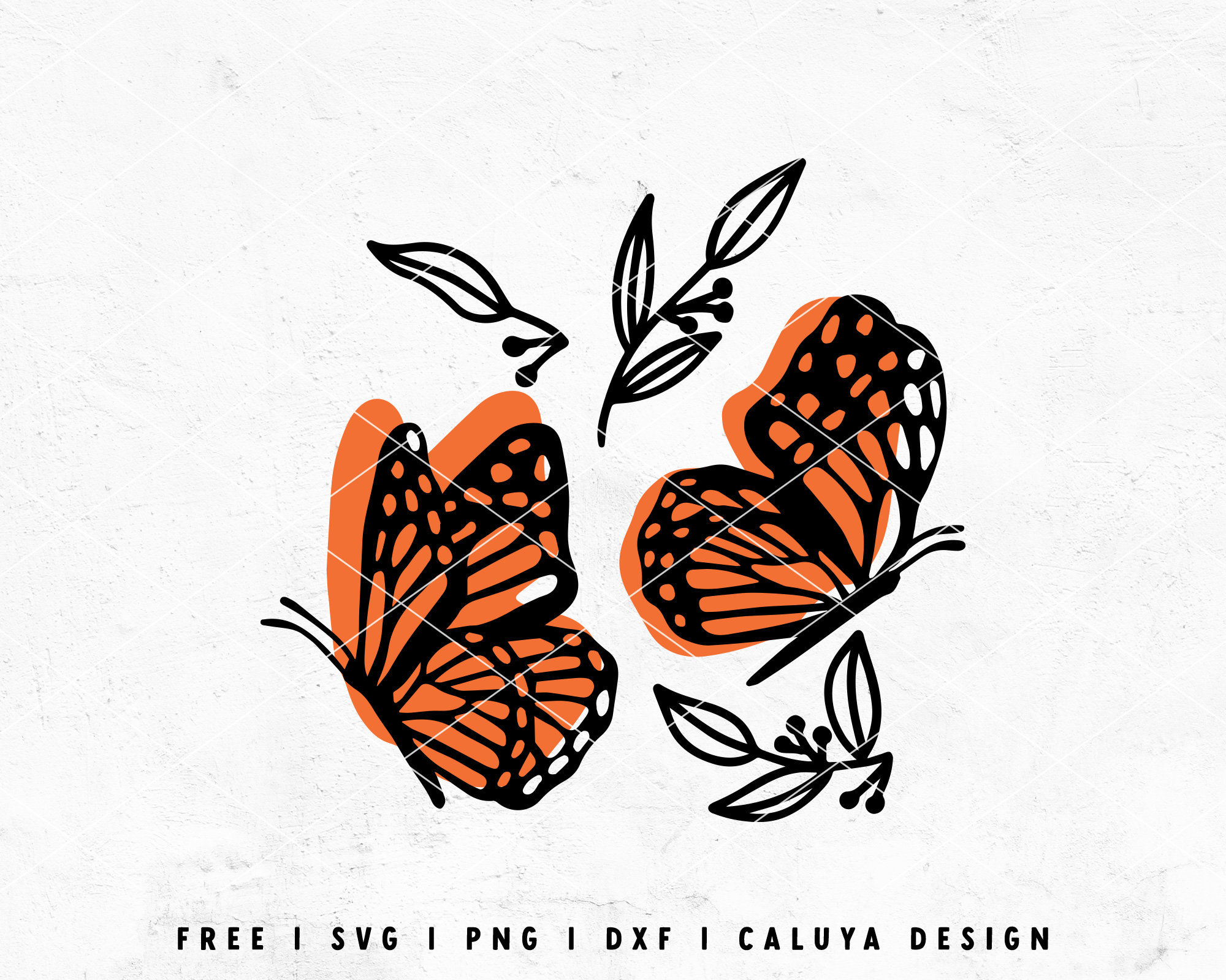 Monarch Butterfly Silhouette