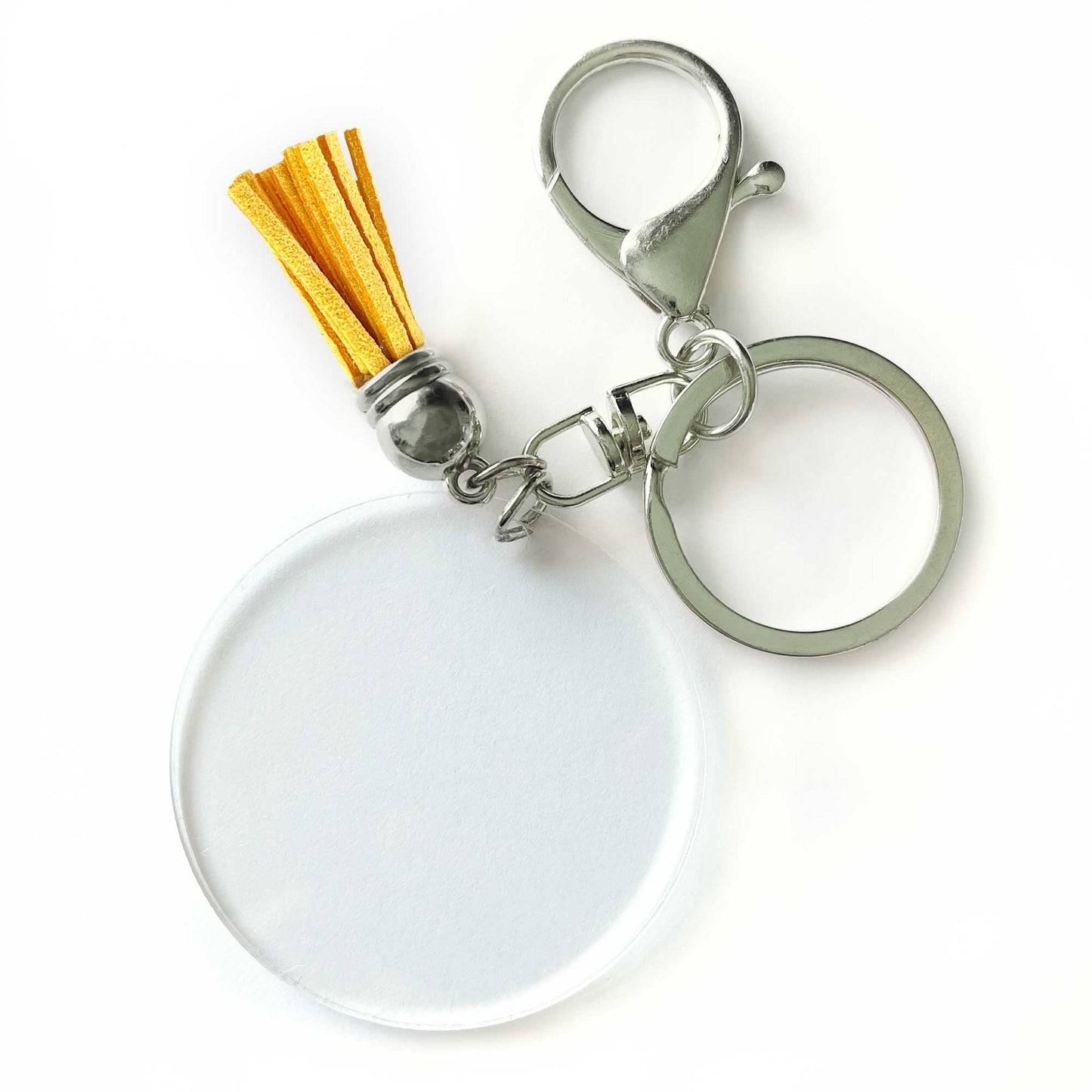 Silver Blank Keychain
