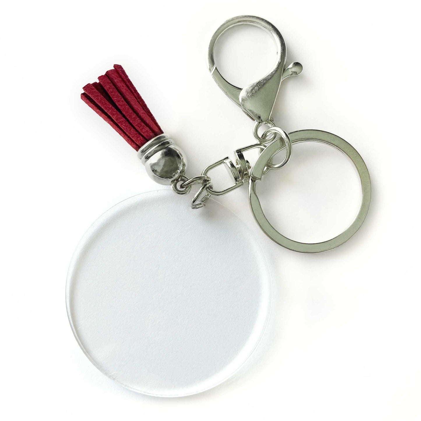 Silver Blank Keychain