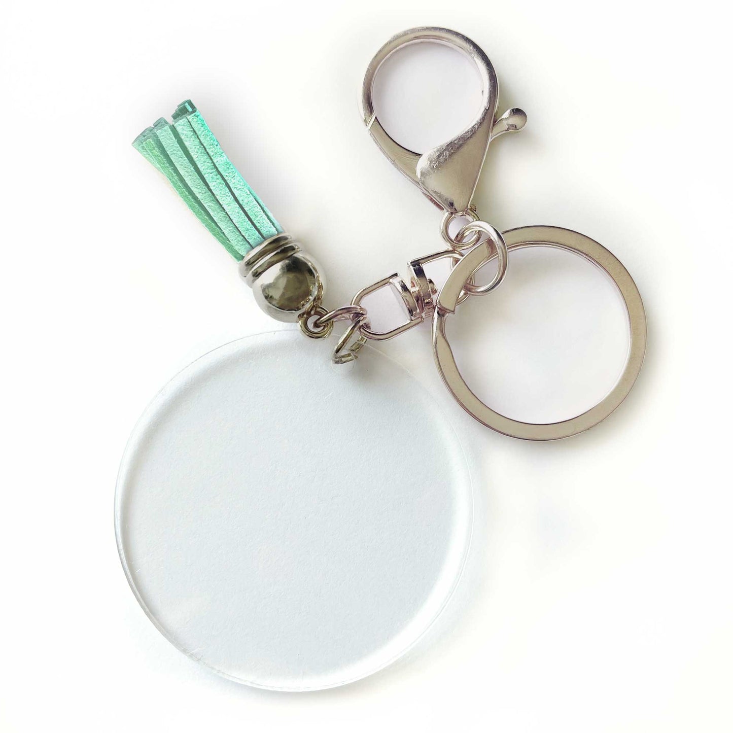 Silver Blank Keychain