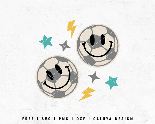 FREE Soccer SVG | Retro Soccer SVG Cut File for Cricut, Cameo Silhouette | Free SVG Cut File