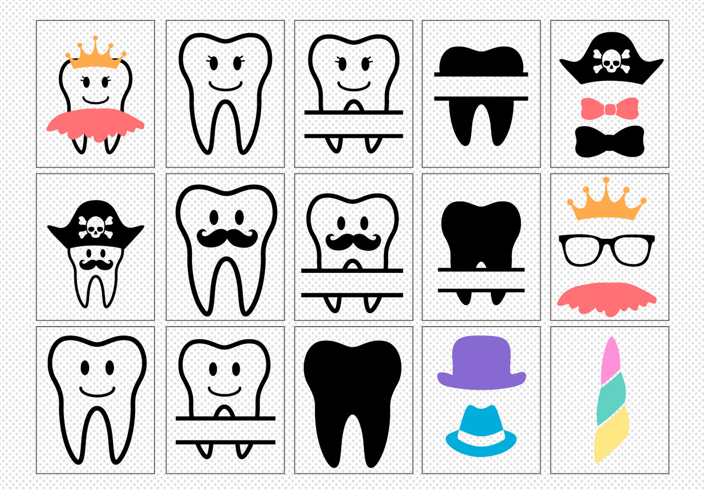 Make Your Own Tooth Fairy SVG Bundle