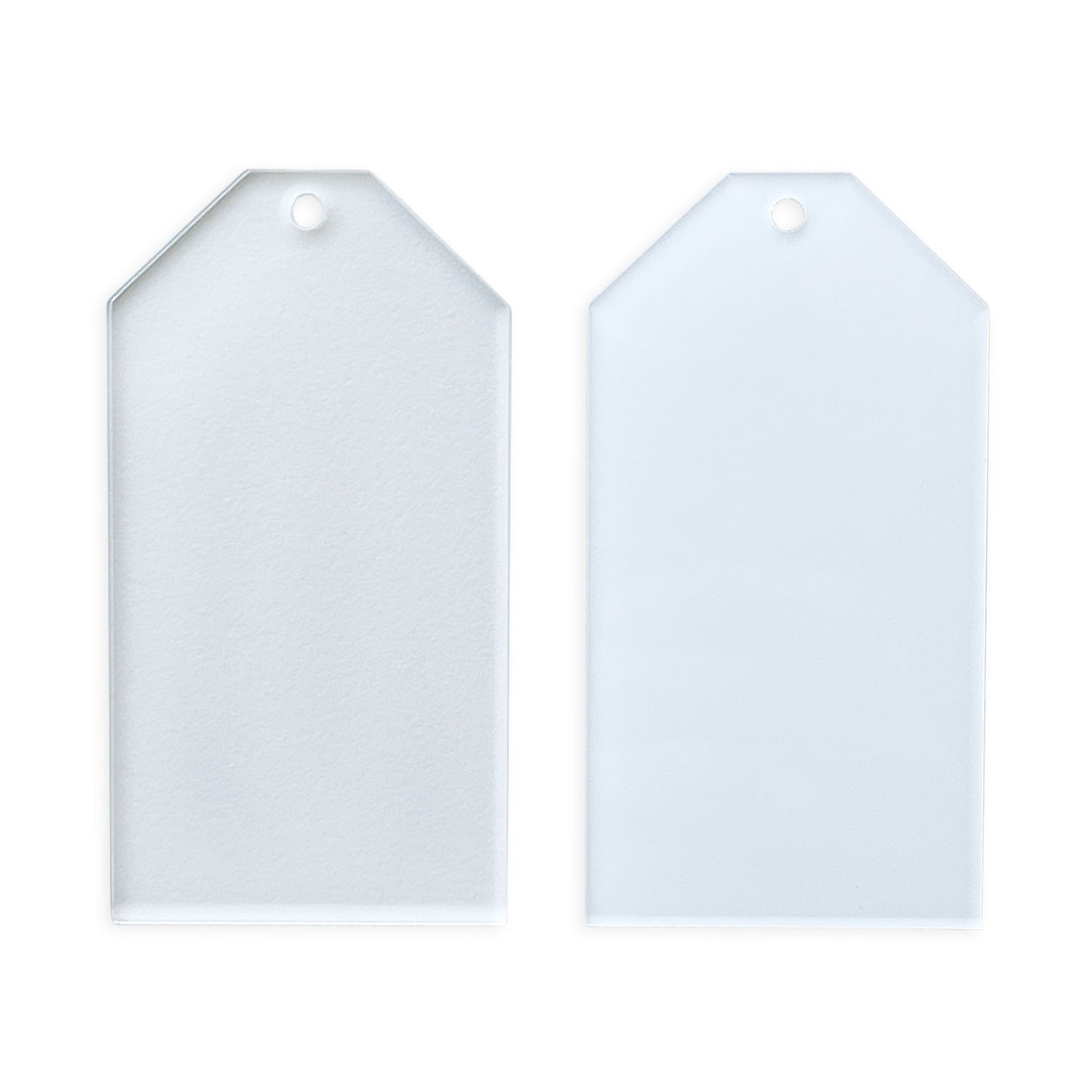 Tag Shaped Blank Acrylic