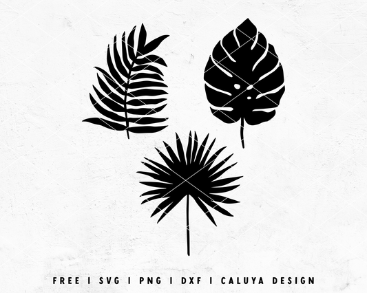 FREE Tropical Leaves SVG | Boho Leaves SVG