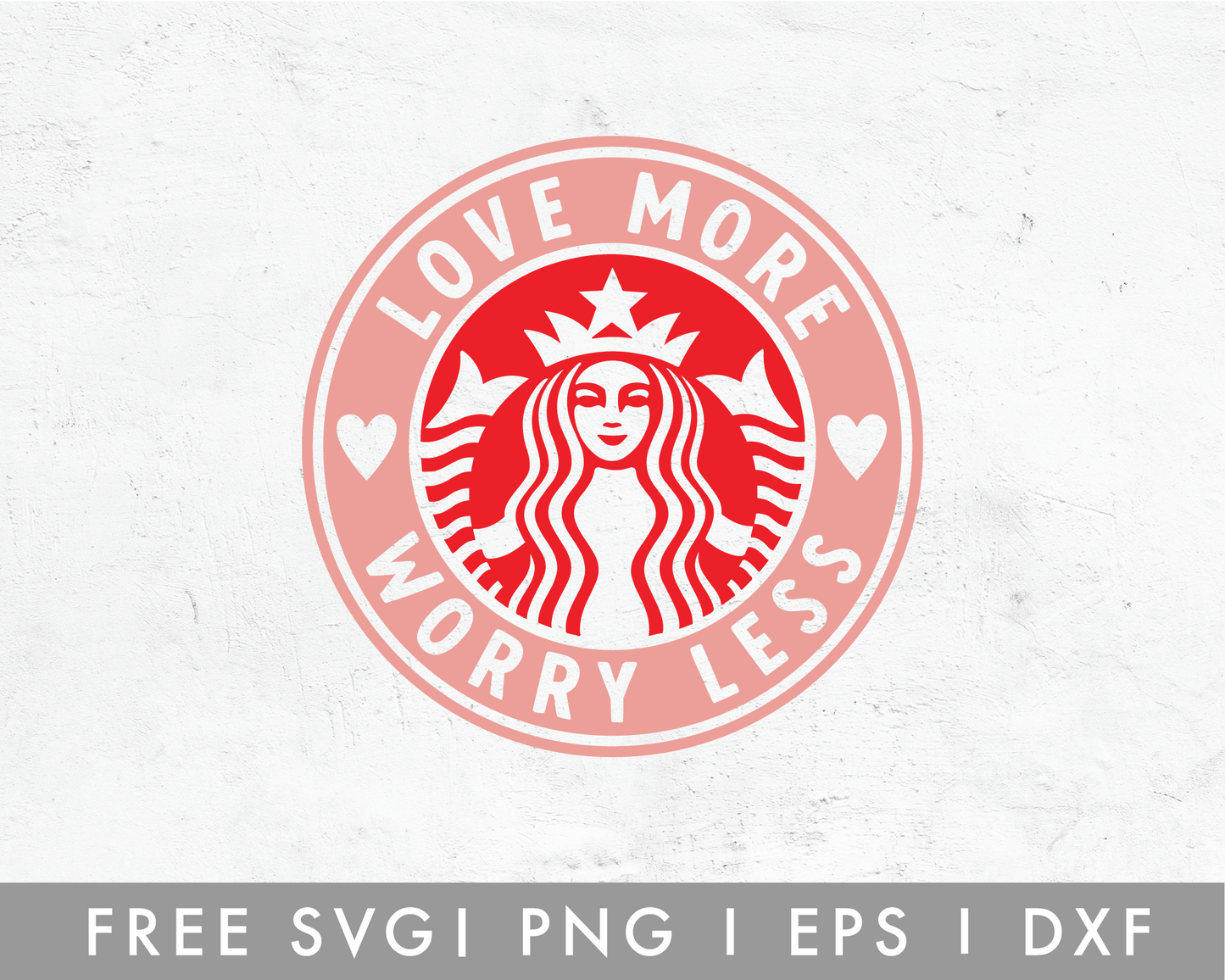FREE Valentine Starbucks Logo Frame SVG
