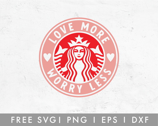FREE Valentine Starbucks Logo Frame SVG