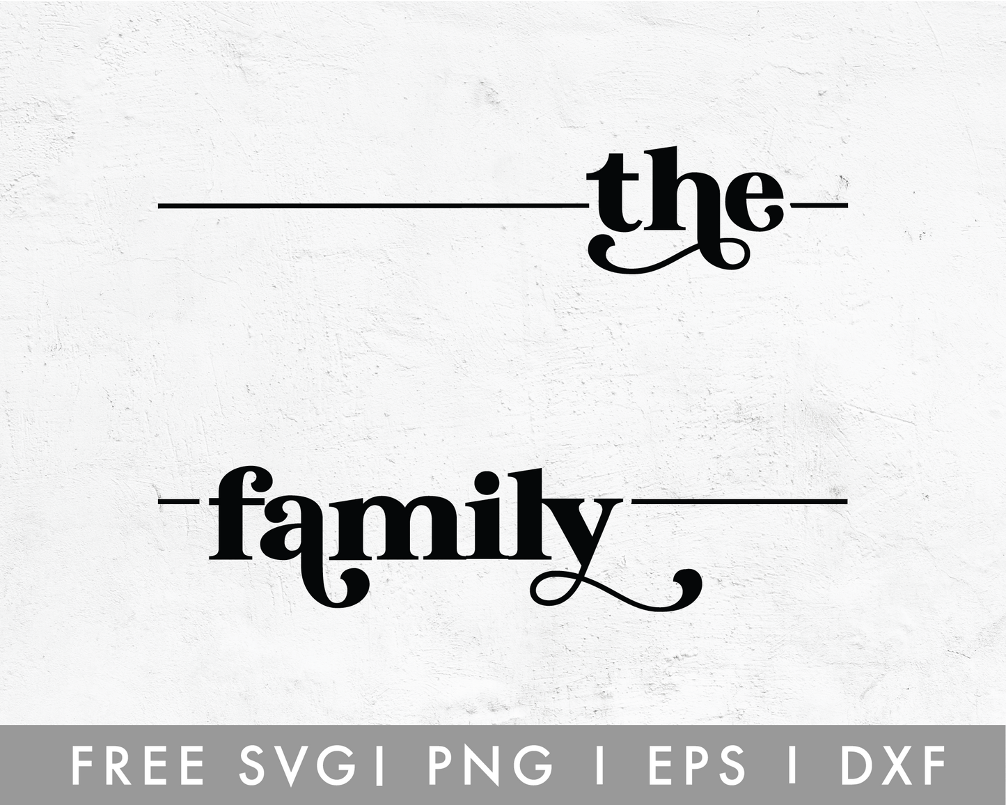 FREE Boho Family Monogram SVG