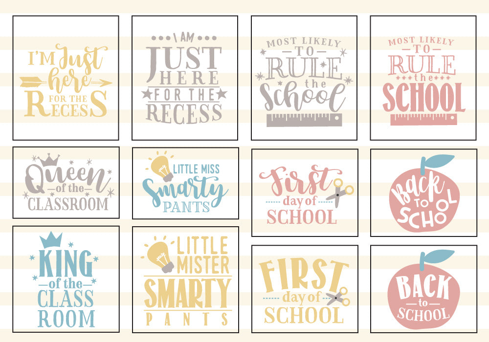 Back to School SVG Bundle | 50 Pack