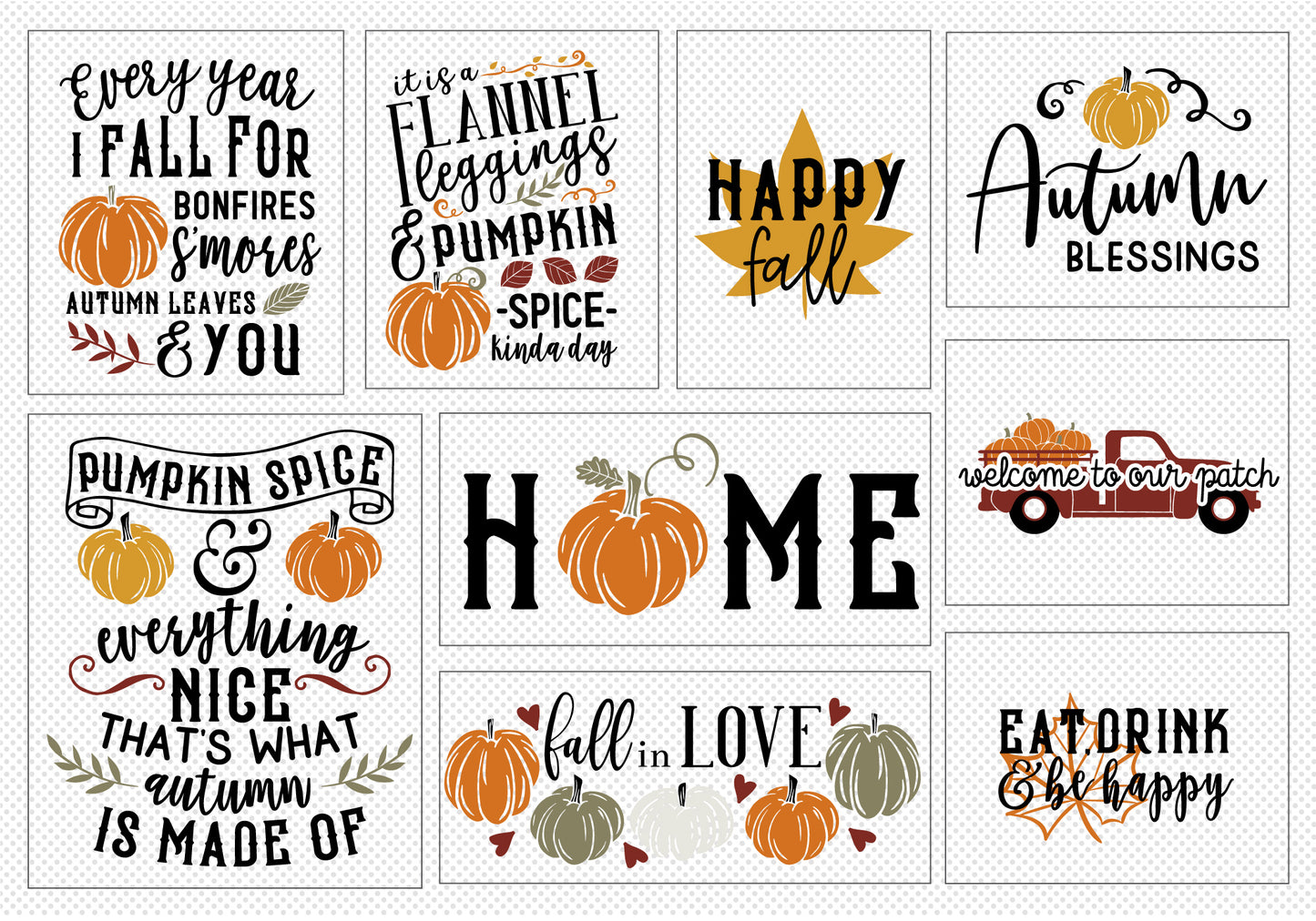 Fall Sign Making SVG Bundle | 20 Pack