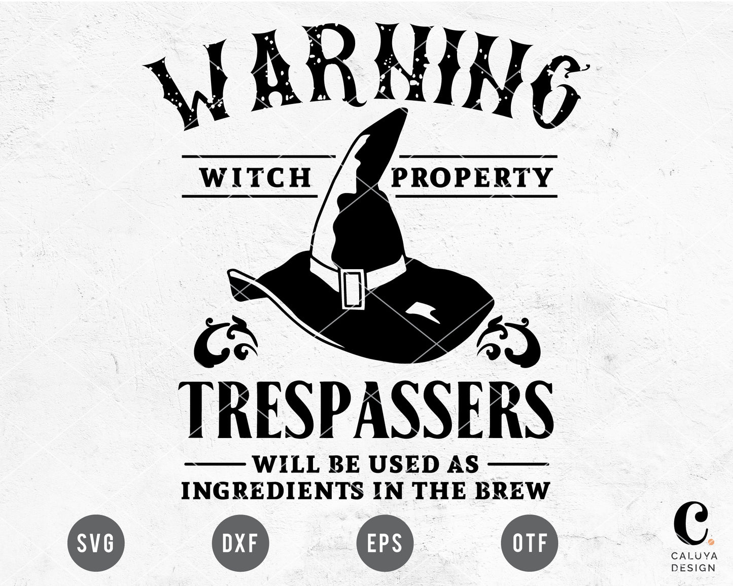 Warning With Property Sign SVG