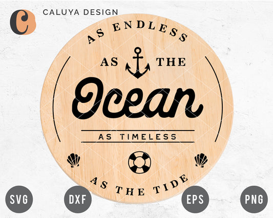 Beach Circle Sign Making SVG