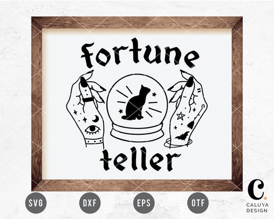 Mystical Fortune Teller SVG