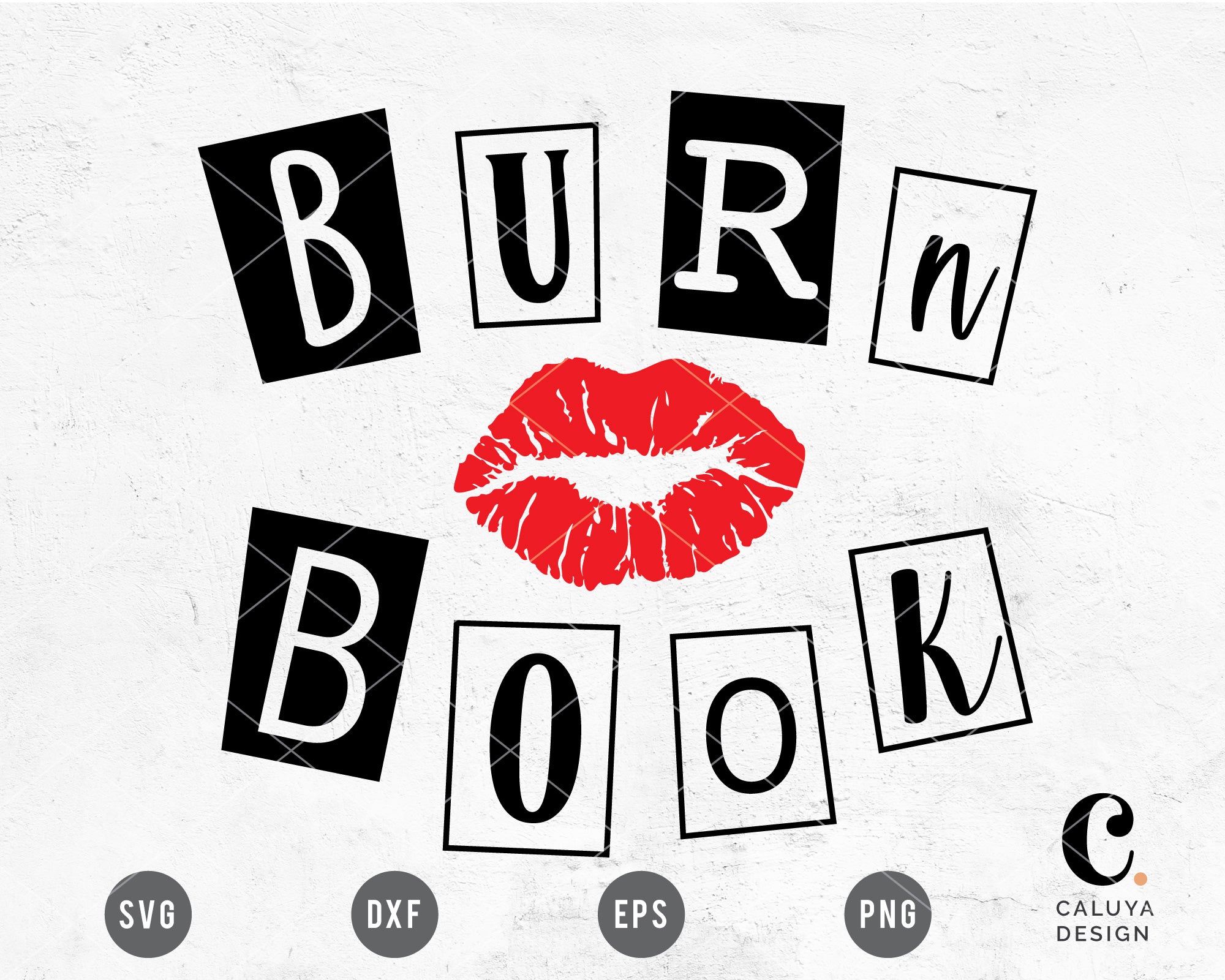 burn book font