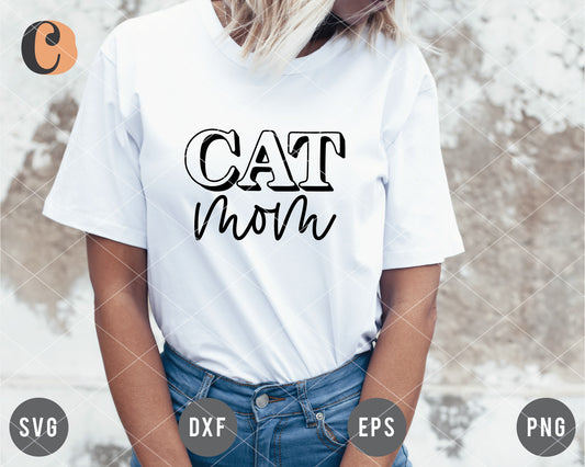 Cat Mom SVG