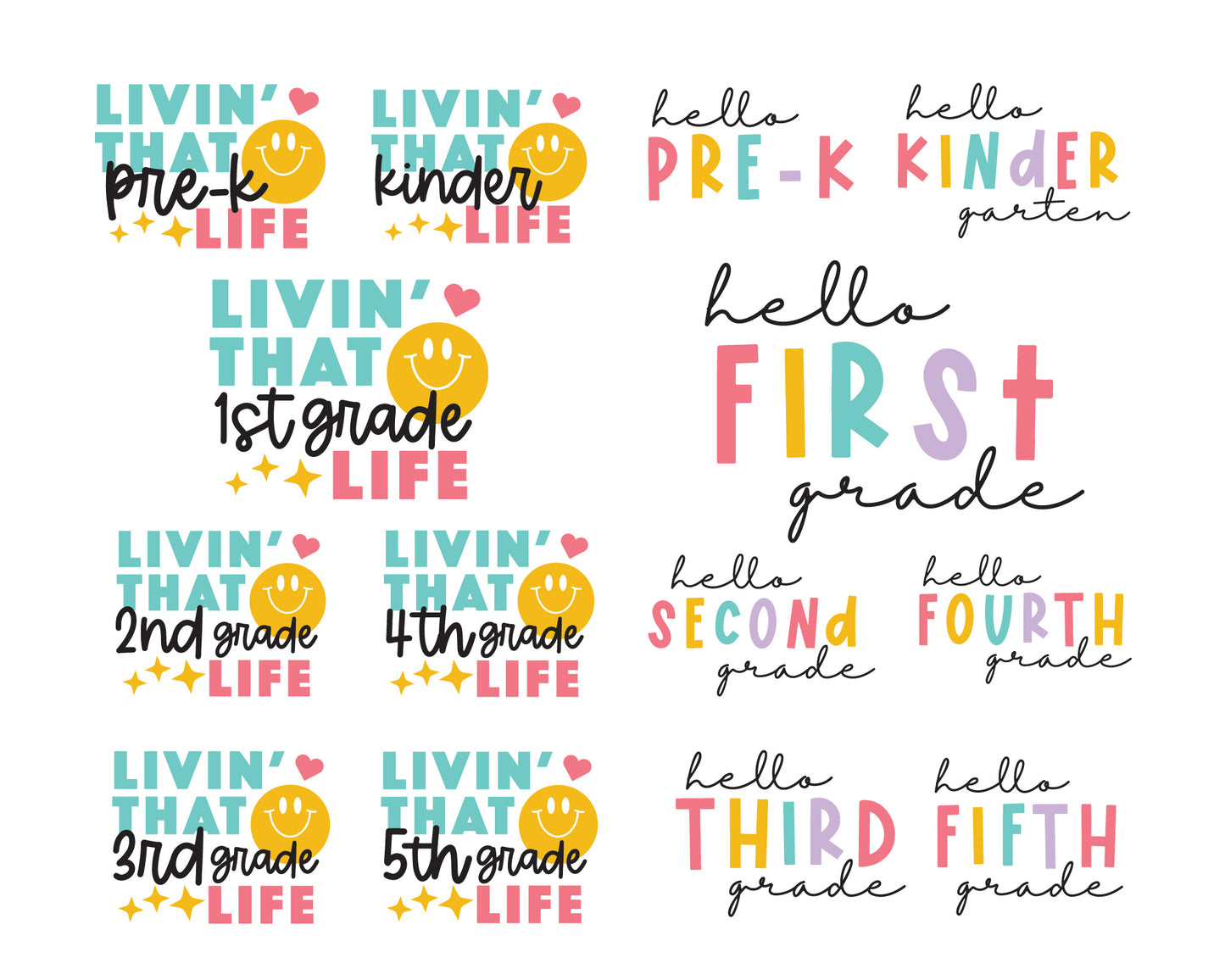 Back To School SVG Bundle | 42 Pack